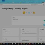 Google Keep Clone With React And Firebase Demo