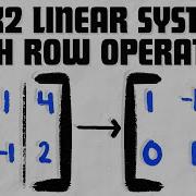 Solving 2x2 Linear System With Elementary Row Operations Linear Algebra Exercises