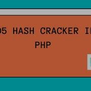MD5 Hash Cracker In PHP Full Tutorial Full Project In Php