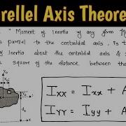 Parallel Axis Theorem Statement Proof Moment Of Inertia Engineering Mechanics Civil Stuff