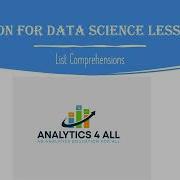 Python For Data Science Lesson 16 List Comprehensions