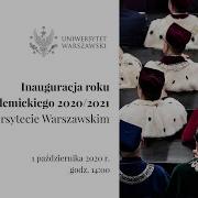 Inauguracja Roku Akademickiego 2020 2021 Na Uniwersytecie Warszawskim
