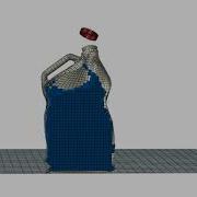 Drop Test Of A Water Filled Bottle With SIMULIA Abaqus CEL SPH Techniques Example 4RealSim