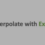Excel Linear Interpolation Forecast