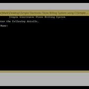 Simple Electronic Store Billing System Using C