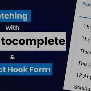 Data Fetching With MUI Autocomplete React Hook Form 2 2