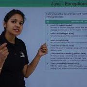 Java Exception Methods