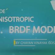 69 Chapter Anisotropic BRDF Shader Part 1