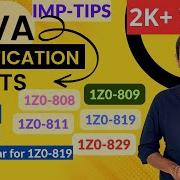 JAVA CERTIFICATIONs Doubts DUMPS TRICKS BOOKS 1Z0 808 809 811 819 829