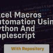 Excel Macros Automation Using Python And Applescript