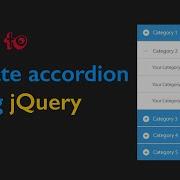 How To Create Accordion In JQuery JQuery Accordion Tutorial JQuery Tutorial