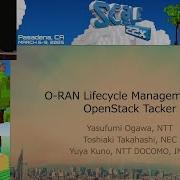 O RAN Lifecycle Management On OpenStack Tacker