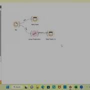 Learn Linear Regression Using Orange