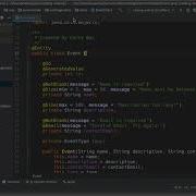 Java Coding Events 4 2 Creating A Persistent Model