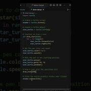 Drawing A Star With Python Turtle Graphics Shorts Coding Programming