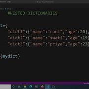 Nested Dictionary In Python Coding With Sarika