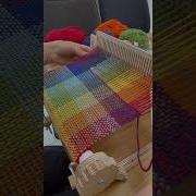 Weaving A Rainbow Scarf On A TabbyandTweed Rigid Heddle Loom Weaving Rigidheddleloom Fiberart