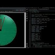 Visual Python 3 Hand Animated Clock