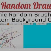 4 Dynamic Random Brush Color Custom Background Color Random Drawing WPF C
