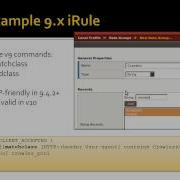 5 Minute IRules Data Groups