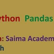 Python Pandas Missing Values Replace Function English