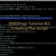 FMRIPrep Tutorial 2 Creating The Script