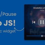 Create Music Player Widget Using HTML CSS Only