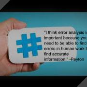 Error Analysis