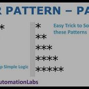 Star Pattern Logic Part 1 By Naveen AutomationLabs