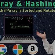 LeetCode 1752 Check If Array Is Sorted And Rotated Python One Pass Count Violations AlgoYogi