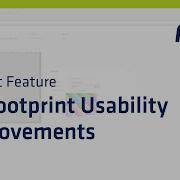 2D Footprint Usability Improvements FNT Command