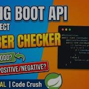 Connect HTML To Java Build A Spring Boot Number Checker Java Logic Even Odd Positive Negative