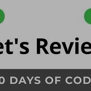 Day 6 Let S Review 30 Days Of Code HackerRank Solutions
