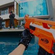 Nerf War Huge Mansion Battle