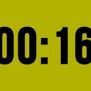 16 Second Timer Countdown No Music With Alarm