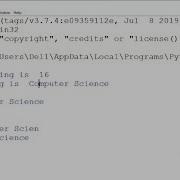 String Manipulation Part 2 Computer Science Class XI CBSE