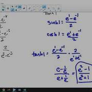 Evaluating Hyperbolic Functions With A Calculator
