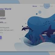 RESPONSIVE Water World Website HTML SCSS JS