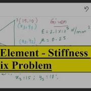 CST Stiffness Matrix Problem Important For Exam