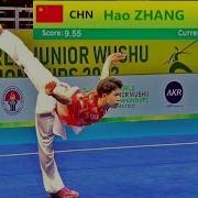 Hao Zhang 9 55 Score Changquan A Group 8th World Junior Wushu Championship At Indonesia