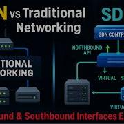 SDN Explained Traditional Networking Vs SDN Northbound Southbound Interface Made Simple