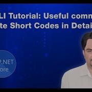 ASP NET Core Tutorial 4 NET CLI Commands Features Application Template Short Codes