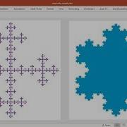 Fractals In PowerPoint Part 2 Tutorial Koch Snowflake Vicsek Fractal