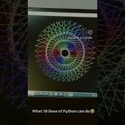 An Amazing Circle Of Rainbow Colors Using Python