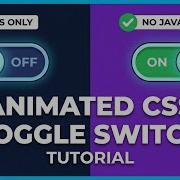 Animated CSS Toggle Switch No JavaScript
