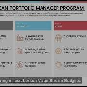 Scaled Agile SAFe R Lean Portfolio Manager Program Overview