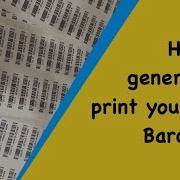 How To Generate Print Your Own Barcode Labels Easy Free Small Business Tips