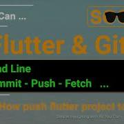 How Push Flutter Project To New Git Repository With Command Line Init Commit Push Fetch
