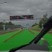 Rainy Day YOLOP Test Object Detection Lane Detection Road Segmentation Espoo Finland
