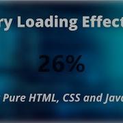 Blurry Loading Animation Effect Using Pure HTML CSS JS Technical Vandar